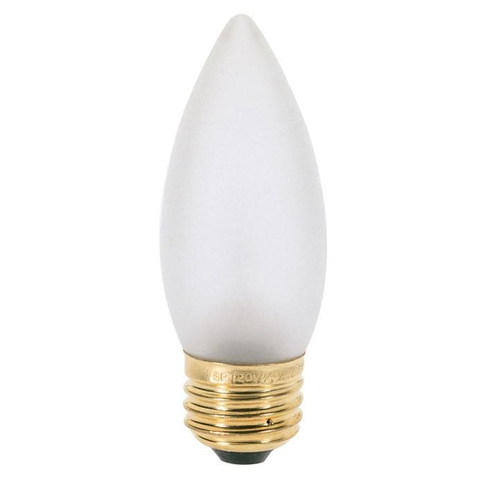 Satco S3296 60W 120V B10.5 Frosted E26 Base Incandescent light bulb