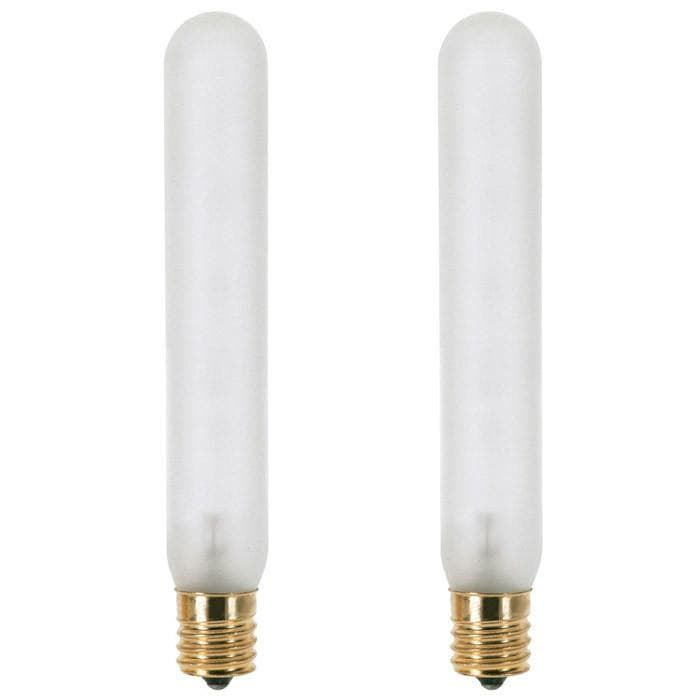 Satco S3717 40W 120V B9.5 Clear E12 Incandescent bulb - 2 pack