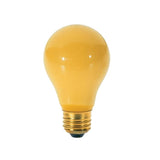 Satco S3939 100W Incandescent Chase a Bug Yellow Light Bulbs