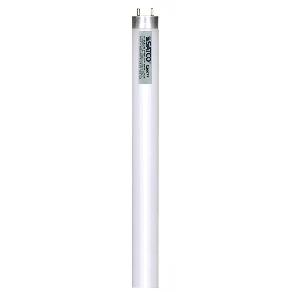 Satco 15w 120v-277v T8 LED Gloss White Medium Bi Pin Base 2200 Lumens 4000k