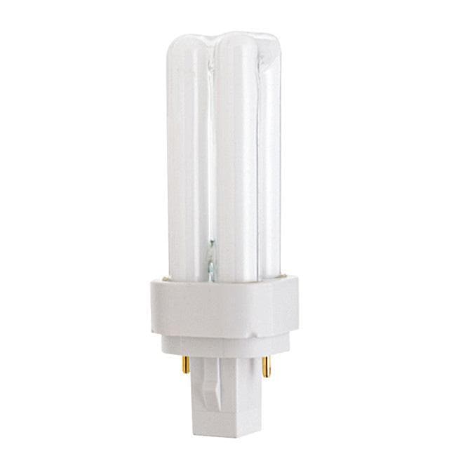 Satco S6315 9W Quad Tube 2-Pin G23-2 Plug-In base 3000K fluorescent bulb
