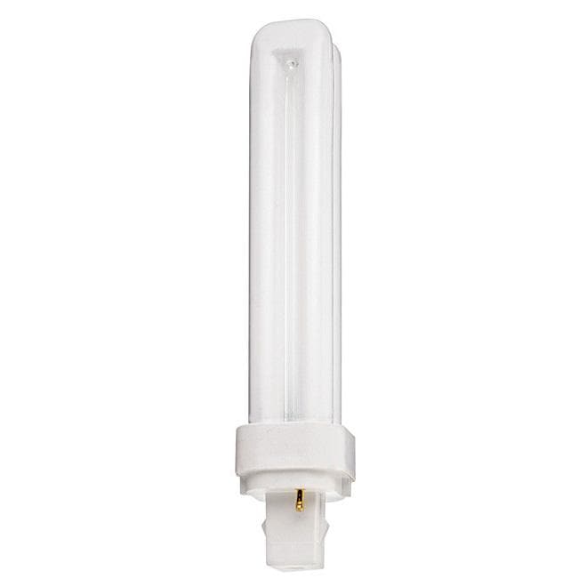 Satco S6327 26W Quad Tube 2-Pin G24D-3 Plug-In base 3500K fluorescent bulb