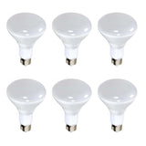 6Pk - Satco 10w BR30 LED 700Lm 2700k Warm White Dimmable Bulb - 65w Equiv