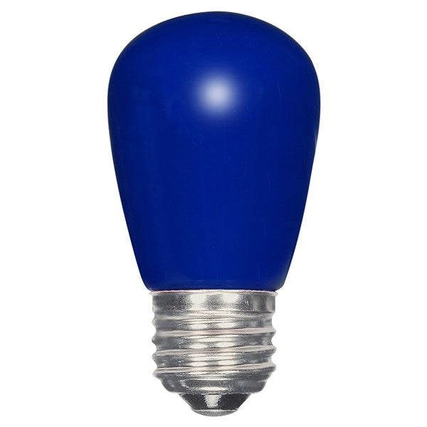 1.4w S14 LED 120v Ceramic Blue E26 Medium base