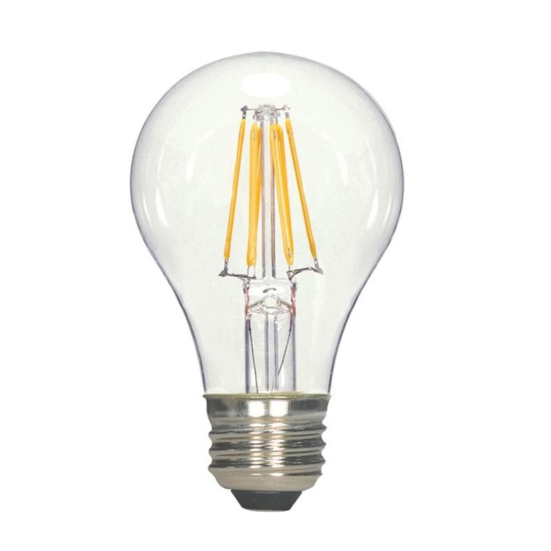 Satco Antique LED 7W A19 Dimmable 2700K S9562 Vintage Bulb - 60w equiv.