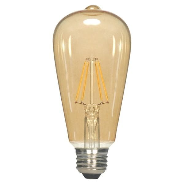 Antique Filament LED 2.5 Watt 2300K ST19 2300K Vintage Bulb - 25w equiv.