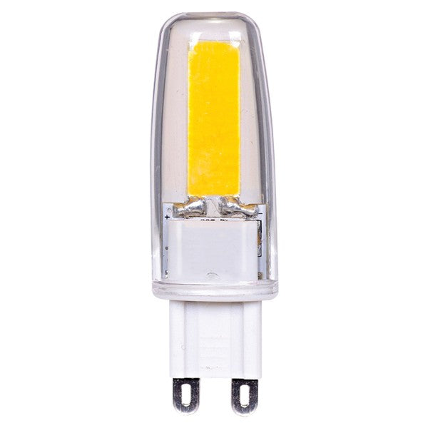 Satco 4w G9 LED 120v 3000K Warm White Clear light bulb