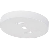 Battery backup module housing only for flush mount LED fixture 9" round White