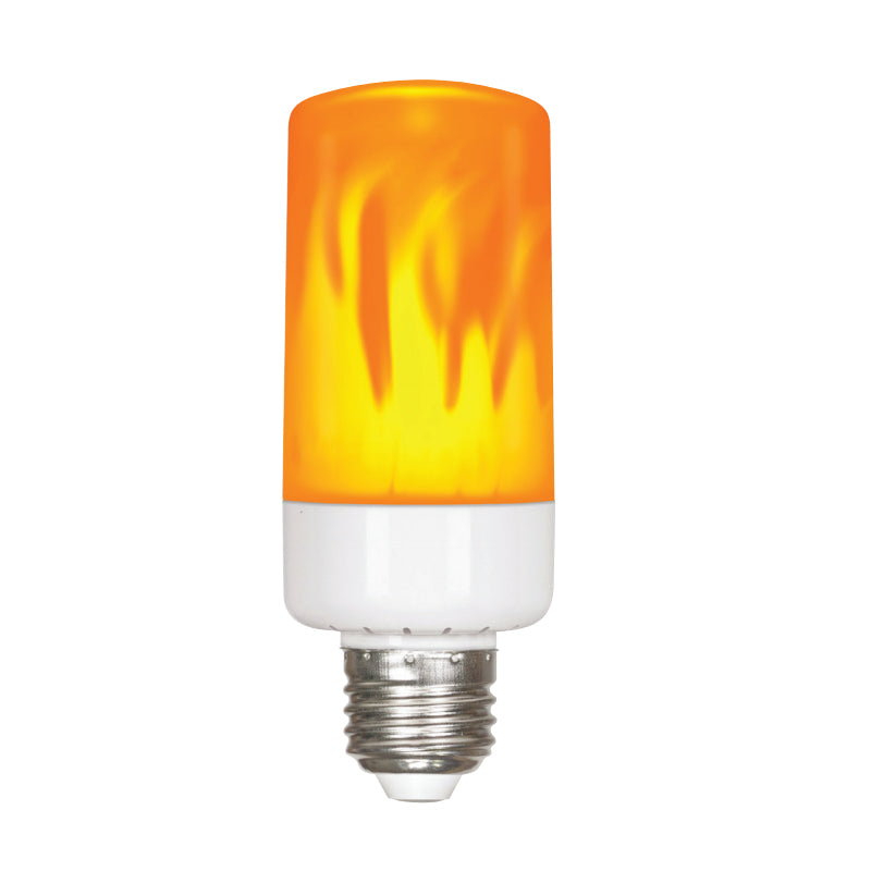 Satco 5W LED Decorative Flame Light Bulb with Medium base
