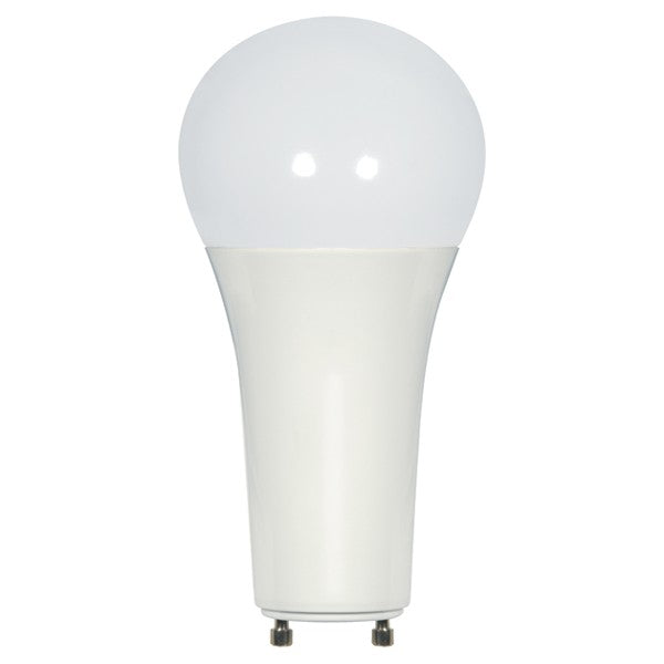 Satco 15.5W A21 LED Dimmable 2700K Warm White Frosted GU24 base light bulb