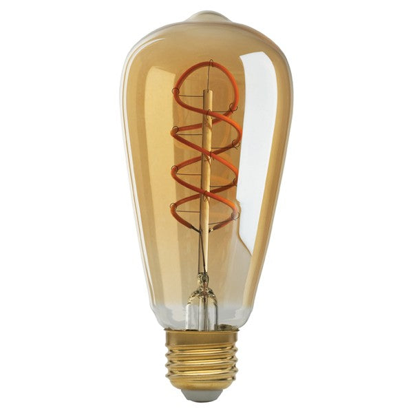 Satco 4w ST19 E26 LED 120v 2000K 260 lumens Vintage style filament lamps
