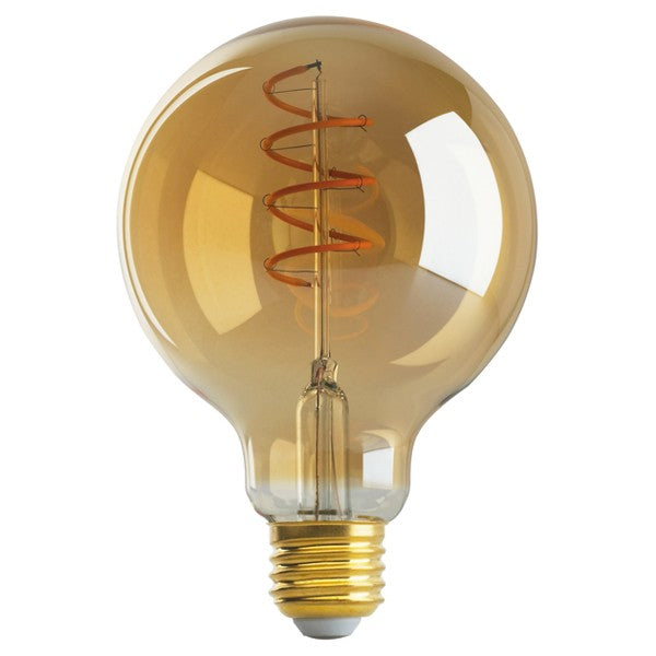 Satco 4w G30 E26 LED 120v 2000K 260 lumens Vintage style filament lamps