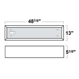 1x4 Ft. Surface Mount Frame Kit for LED Troffers - BulbAmerica