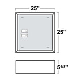 2x2 Ft. Surface Mount Frame Kit for LED Troffers_4
