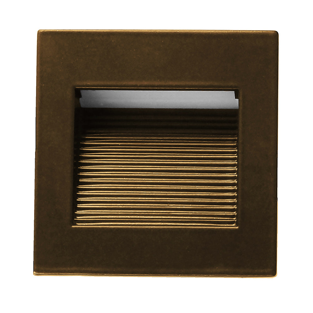 NICOR LED Square Accent Pathway Steplight, Oil-Rubbed Bronze