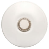 Lighted Stucco Doorbell Button in White