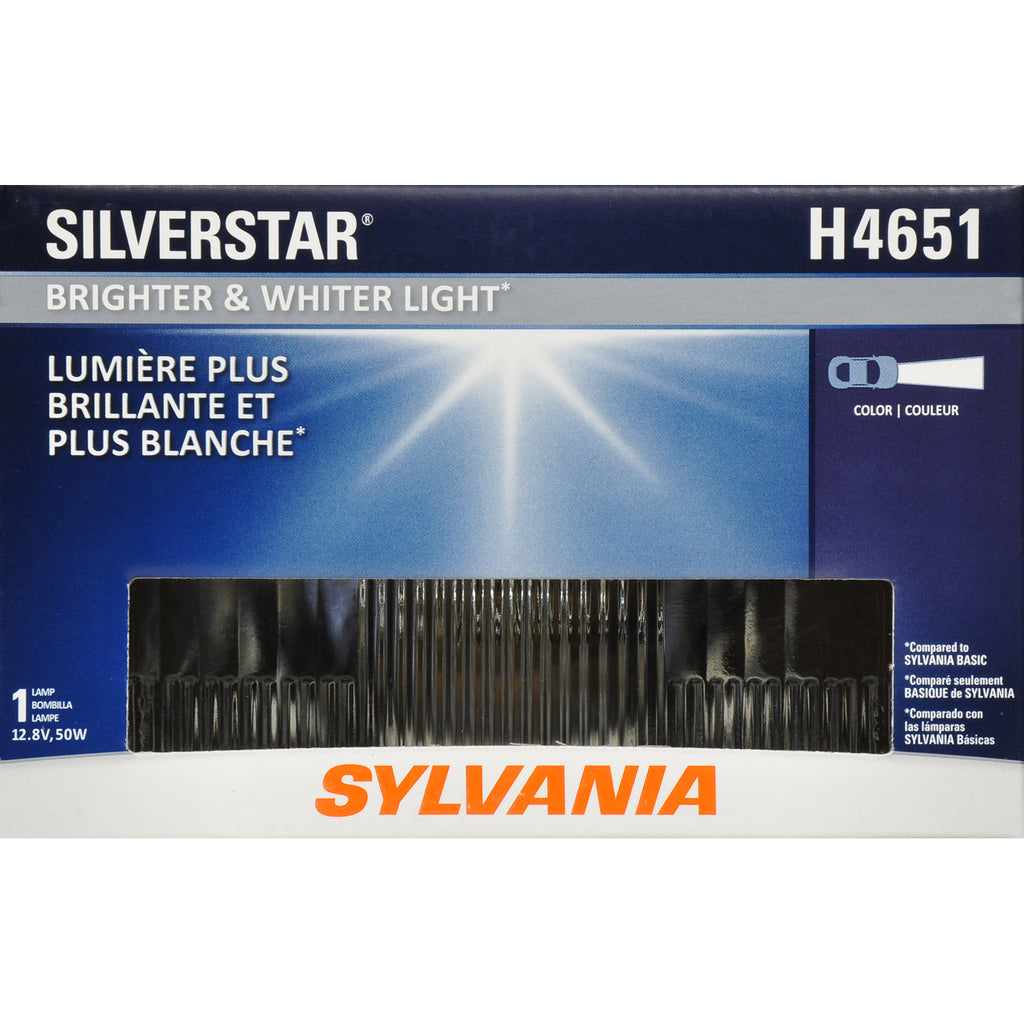 SYLVANIA H4651 1A1 SilverStar High Performance Halogen Headlight 100x165