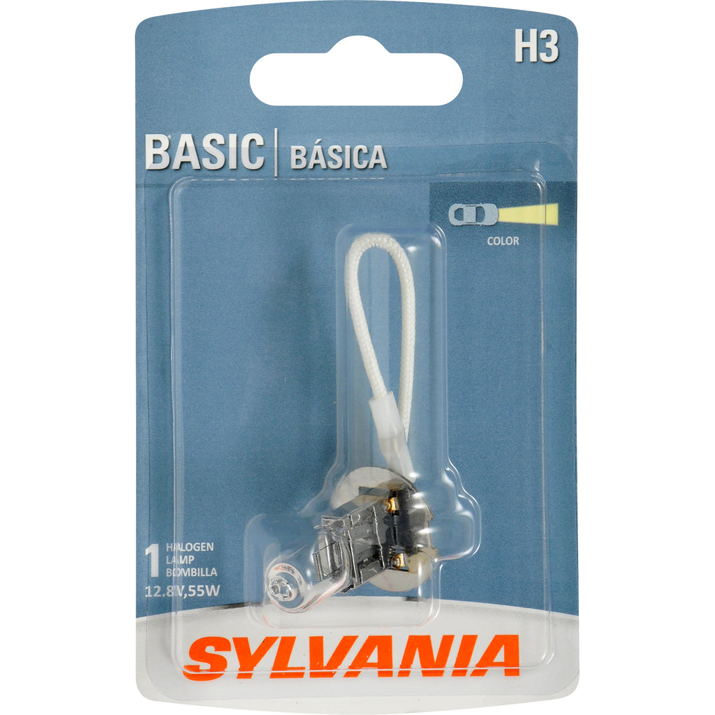 SYLVANIA H3 64151 Basic Halogen Fog Automotive Bulb