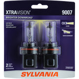 2-PK SYLVANIA 9007 XtraVision Halogen Headlight Bulb