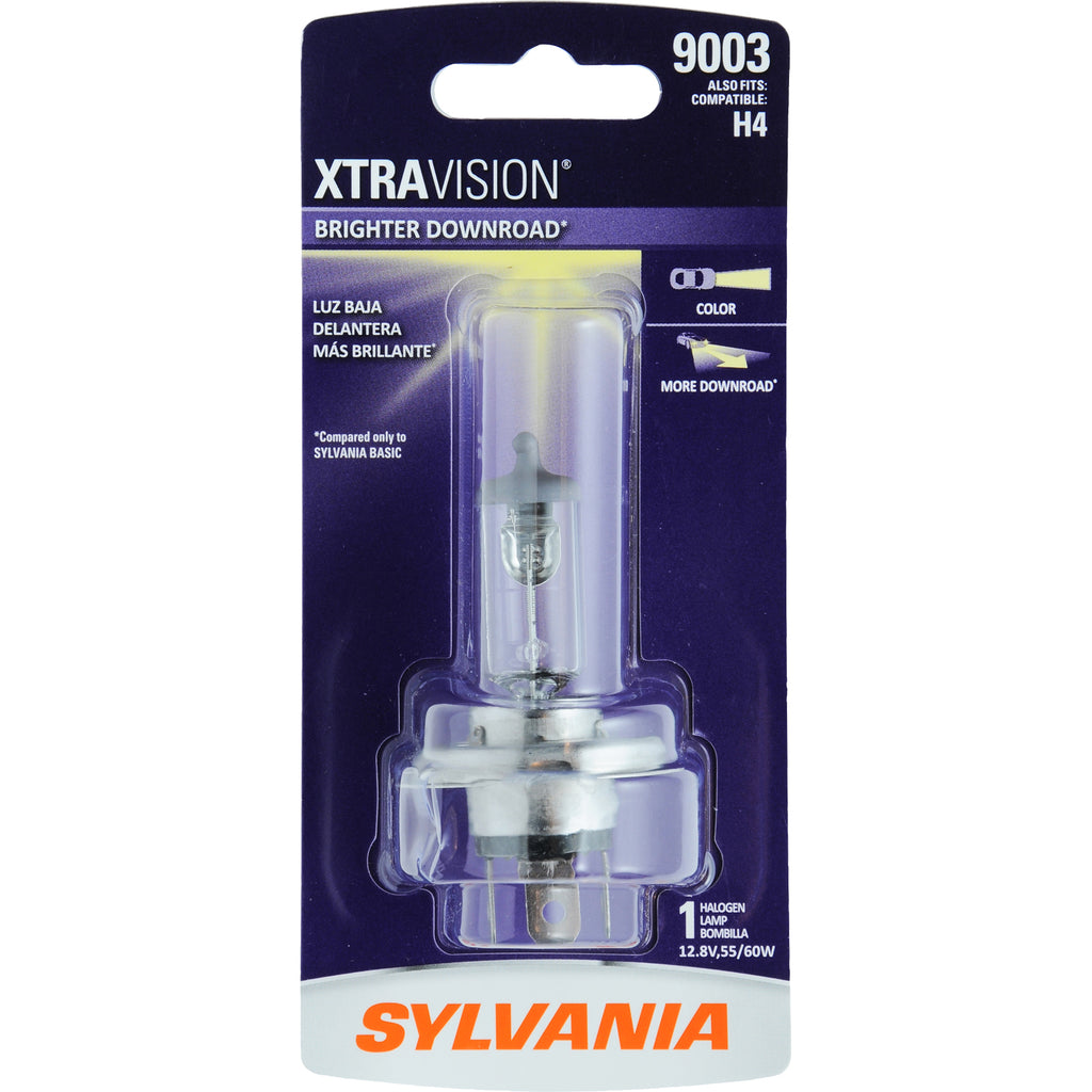 SYLVANIA 9003 (also fits H4) XtraVision Halogen Headlight Bulb – BulbAmerica