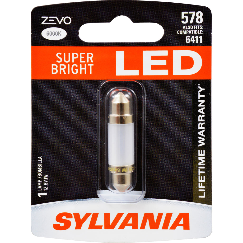 SYLVANIA ZEVO 578 41mm Festoon White LED Bulb
