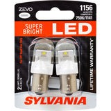 2-PK SYLVANIA 1156 ZEVO LED Super Bright 6000K Automotive Bulb - fits 7506, 1141