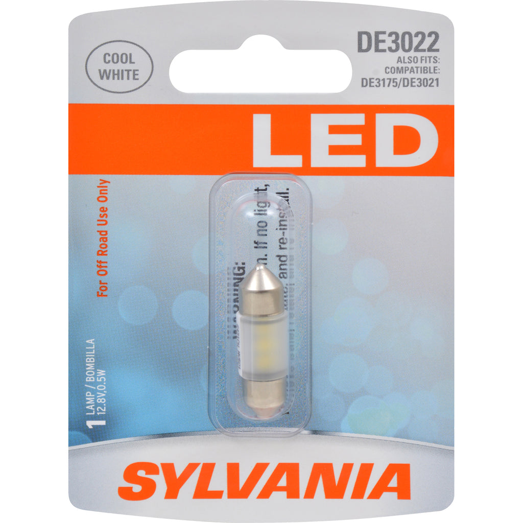 SYLVANIA DE3022 31mm Festoon White LED Automotive Bulb