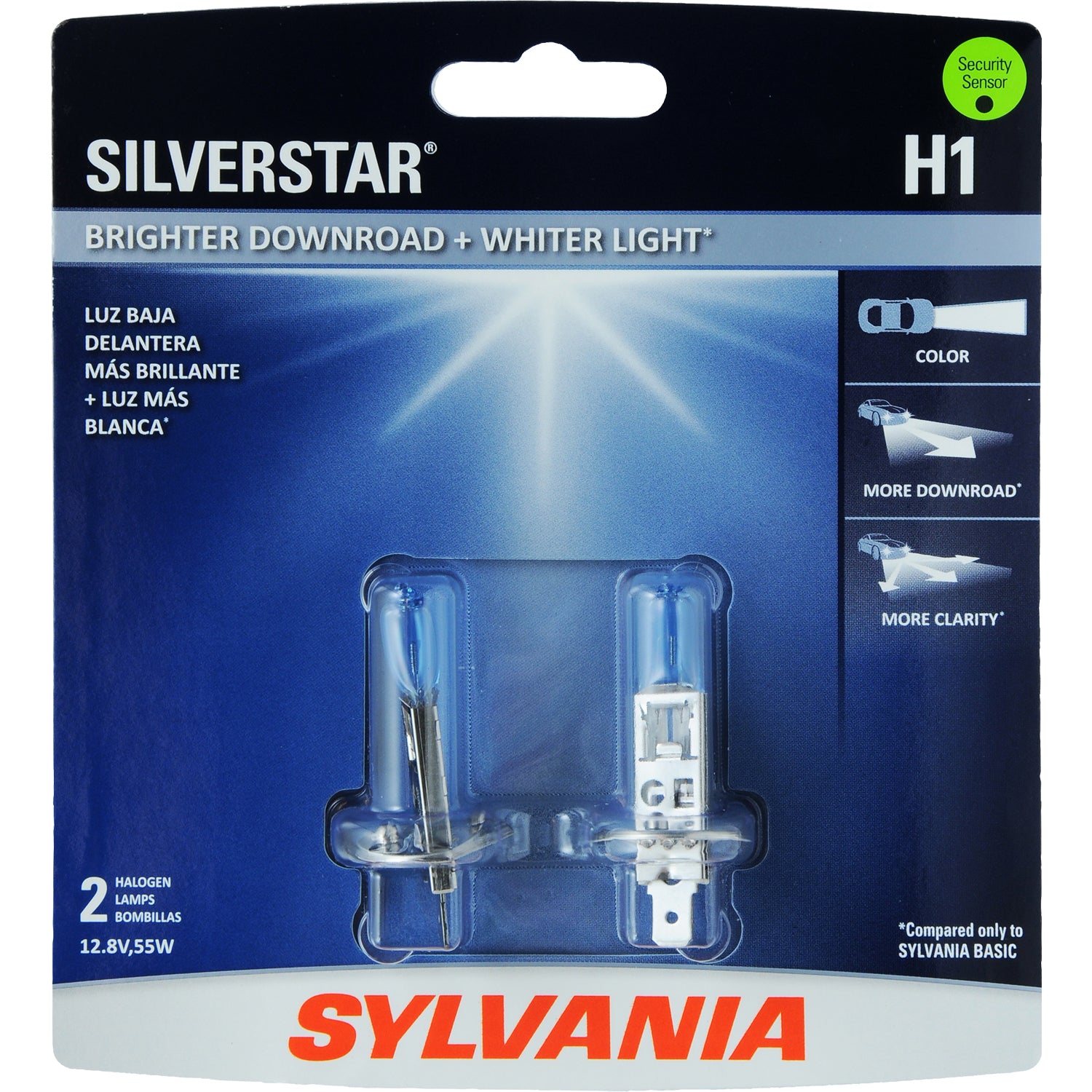 H7 Sylvania Halogen Headlight Bulb, 2-pk