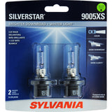 2-PK SYLVANIA 9005XS SilverStar High Performance Halogen Headlight Bulb