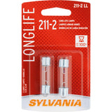 2-PK SYLVANIA 211-2 Long Life Automotive Light Bulb