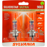 2-PK SYLVANIA 9003/H4 SilverStar HB2 Ultra Halogen Headlight Bulb
