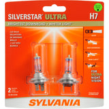 2-PK SYLVANIA H7 64210 SilverStar Ultra High Performance Halogen Headlight Bulb