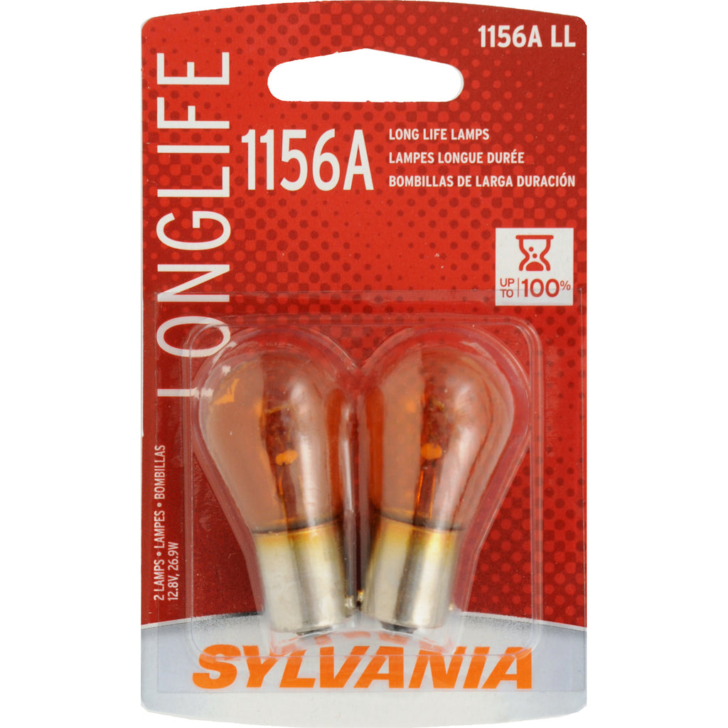 2-PK SYLVANIA 1156A Long Life Automotive Light Bulb