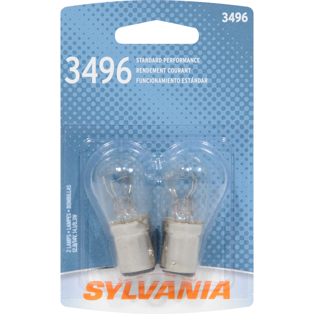 2-PK SYLVANIA 3496 Basic Automotive Light Bulb