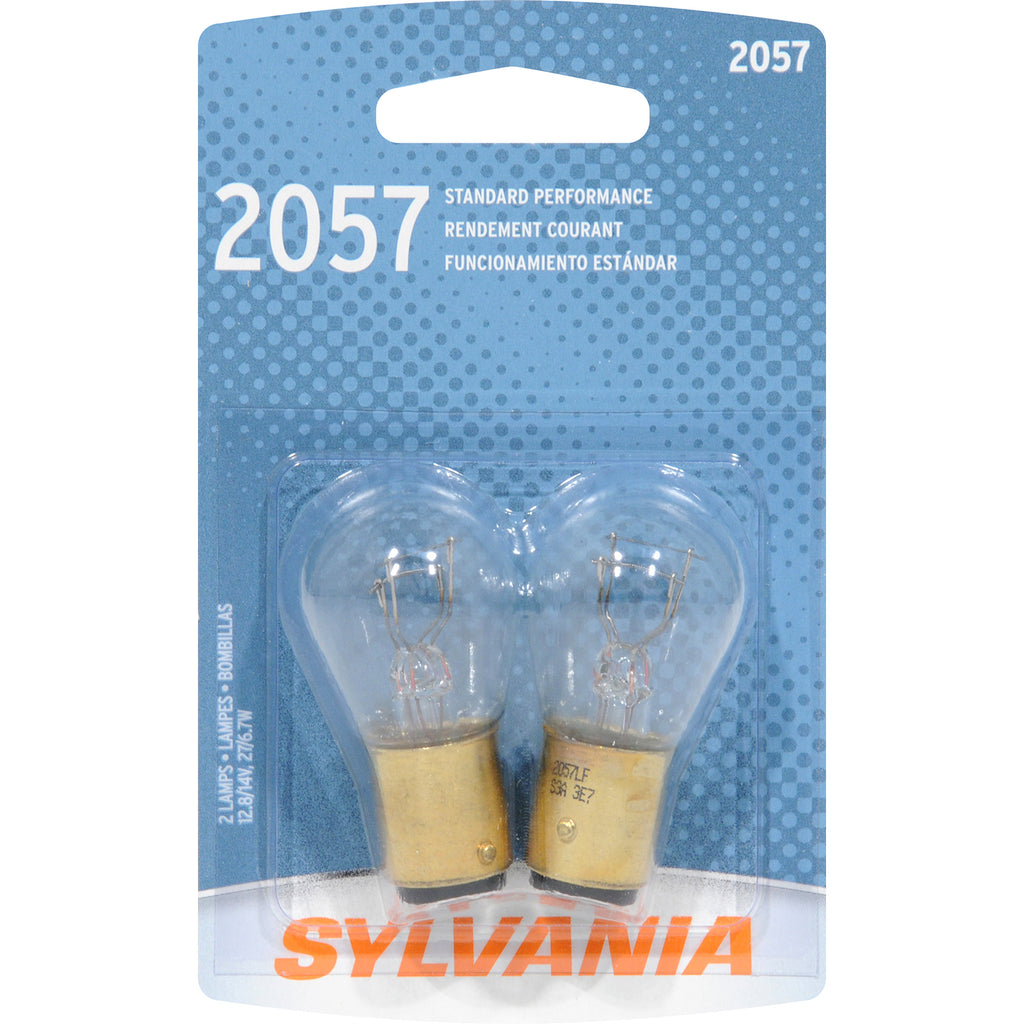 2-PK SYLVANIA 2057 Basic Automotive Light Bulb