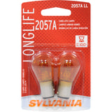 2-PK SYLVANIA 2057A Miniature Incandescent Long Life Bulb