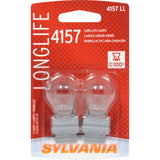 2-PK SYLVANIA 4157 Long Life Automotive Light Bulb