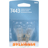 2-PK SYLVANIA 7443 Basic Automotive Light Bulb