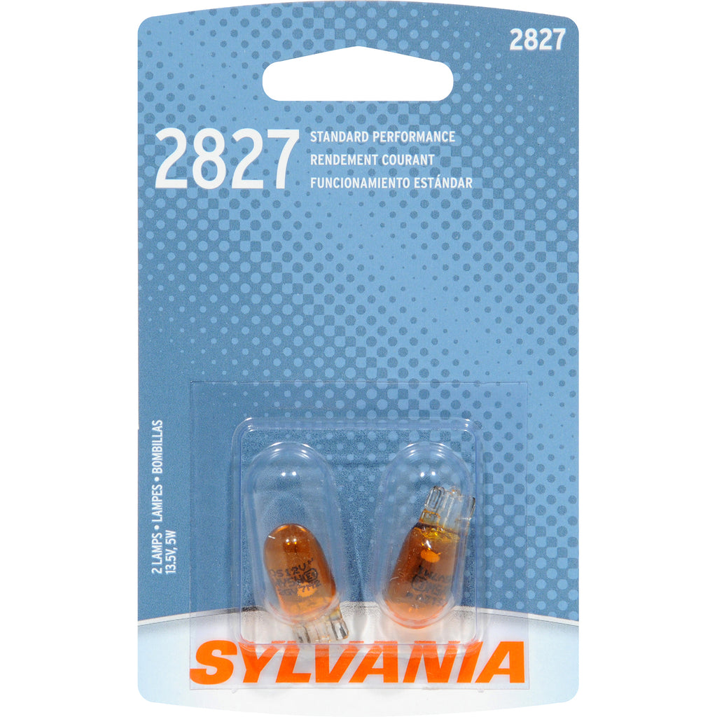 2-PK SYLVANIA 2827 Basic Automotive Light Bulb