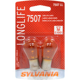 2-PK SYLVANIA 7507 Long Life Automotive Light Bulb