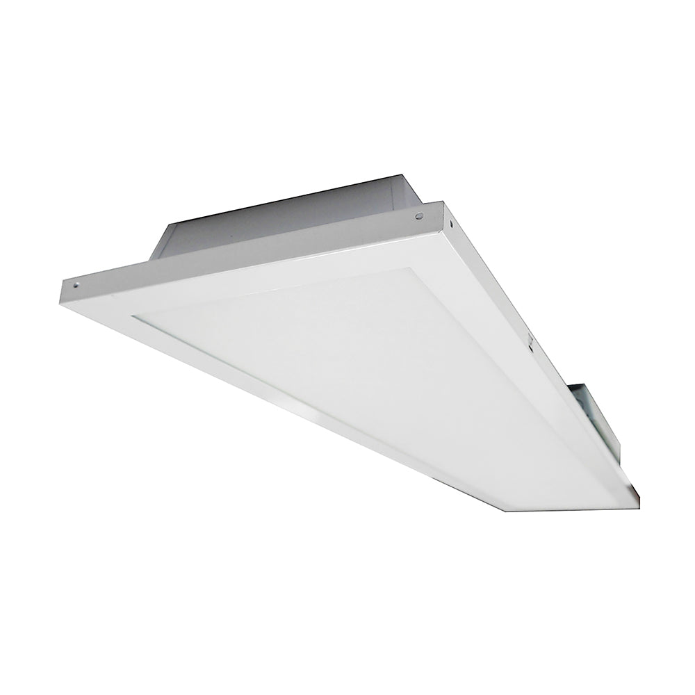 NICOR 1x4 ft. LED Troffer with Textured Diffuser in 3500K