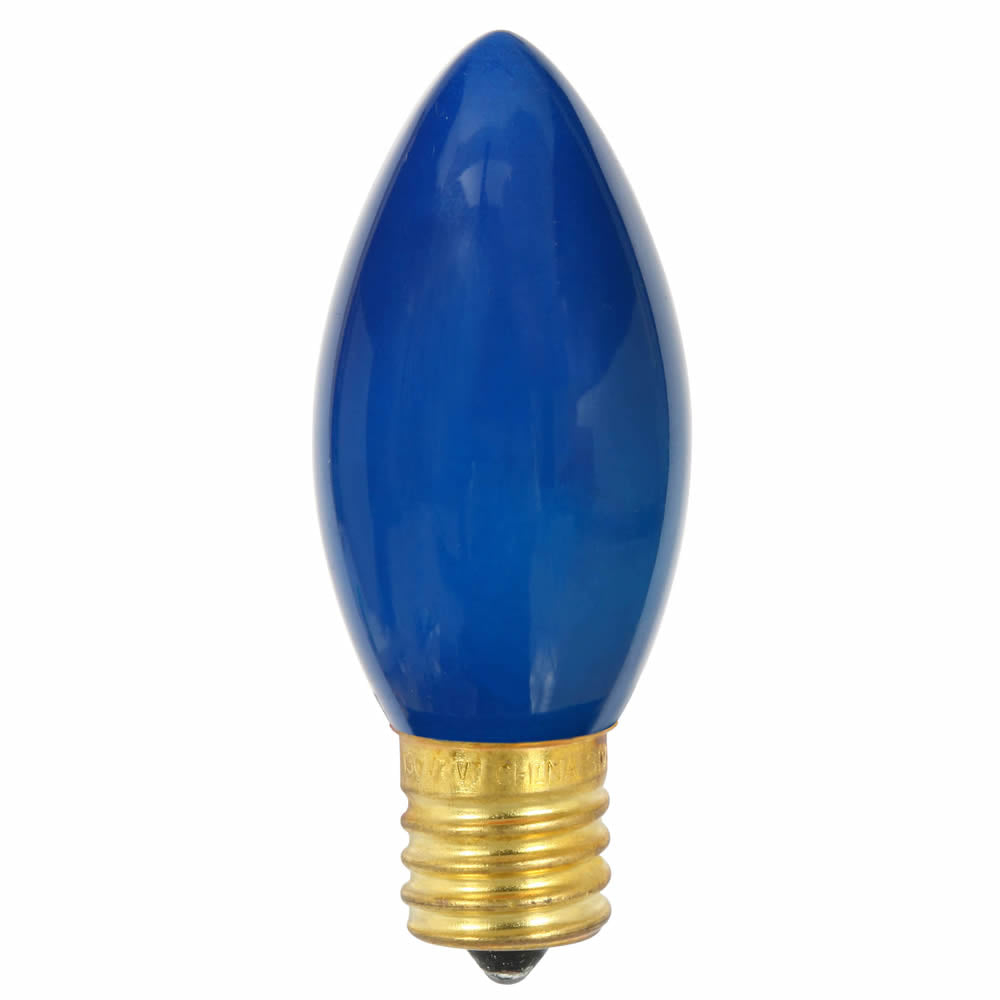 100PK - Vickerman C9 Ceramic Blue 7W 130V Bulb