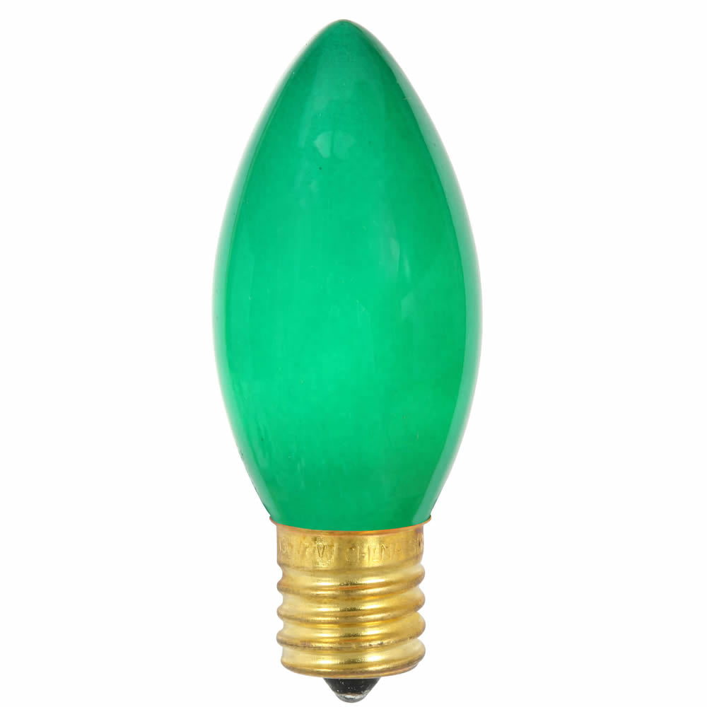 100PK - Vickerman C9 Ceramic Green 7W 130V Bulb