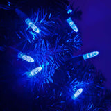 70 Blue M5 LED Lights, Green Wire, 4" Spacing_3