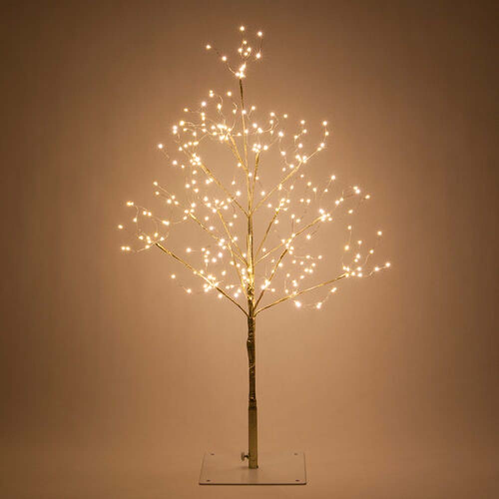 4-ft. Gold Fairy Light Tree, Warm White LED
