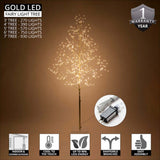 7-ft. Gold Fairy Light Tree, Warm White LED_6