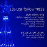 4-ft. Blue LED Animated Outdoor Lightshow Christmas Tree_1