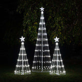 4-ft. Cool White LED Animated Outdoor Lightshow Christmas Tree_5