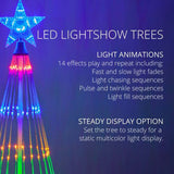 4-ft. Multicolor LED Animated Outdoor Lightshow Christmas Tree_1