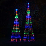 9-ft. Multicolor LED Animated Outdoor Lightshow Christmas Tree_1